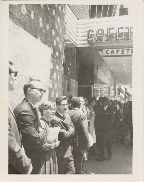 Surveillance Photo of Piccadilly Cafeteria Civil Rights Protest