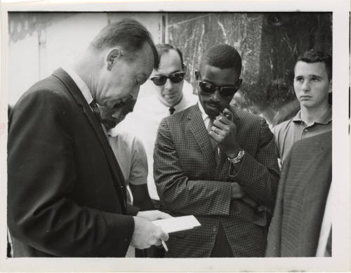 Photo of Earl Allen at Piccadilly Cafeteria Civil Rights Protest