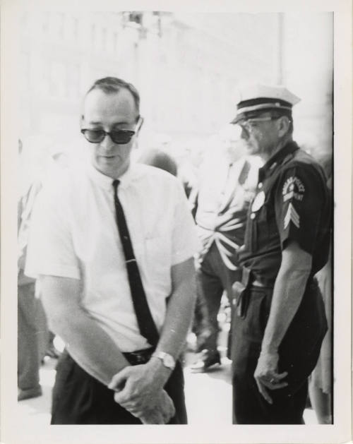 Photo of George Cooper at Piccadilly Cafeteria Civil Rights Protest