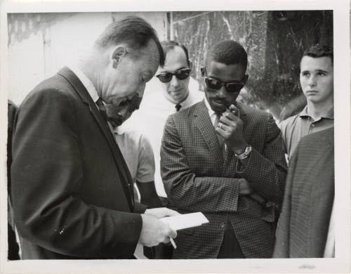 Photo of Earl Allen at Piccadilly Cafeteria Civil Rights Protest