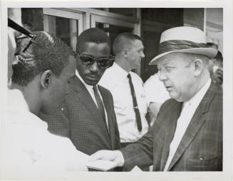 Photo of Earl Allen at Piccadilly Cafeteria Civil Rights Protest