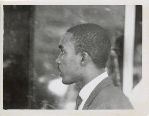 Photo of Egbert Theodore Adams at Piccadilly Cafeteria Civil Rights Protest