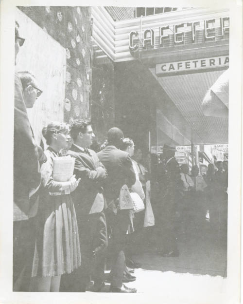 Surveillance Photo of Piccadilly Cafeteria Civil Rights Protest