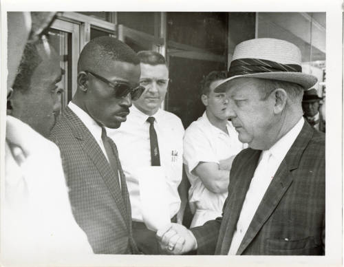 Photo of Earl Allen at Piccadilly Cafeteria Civil Rights Protest