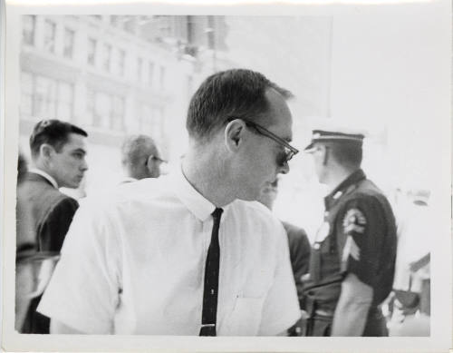 Photo of George Cooper at Piccadilly Cafeteria Civil Rights Protest
