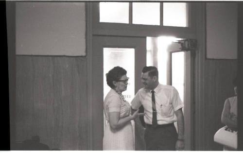 Image inside courthouse during hearing related to 1964 civil rights protest