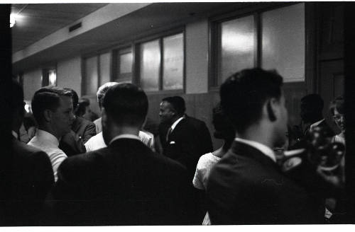 Image inside courthouse during hearing related to 1964 civil rights protest