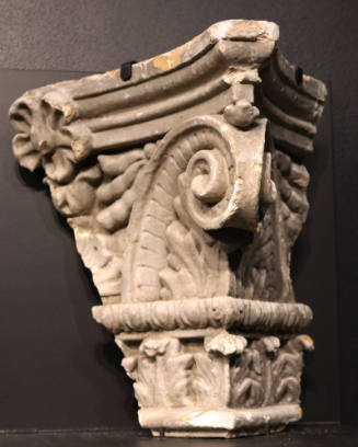 Plaster Corinthian capital piece from the Texas School Book Depository