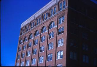 Image of the top five floors of the Texas School Book Depository