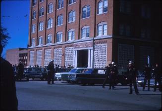 Image of the Texas School Book Depository main entrance