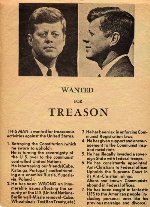 Wanted for Treason Flyer
