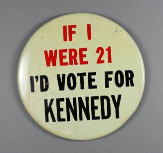 Kennedy campaign button