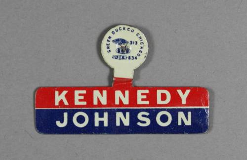 Kennedy-Johnson campaign collar tab