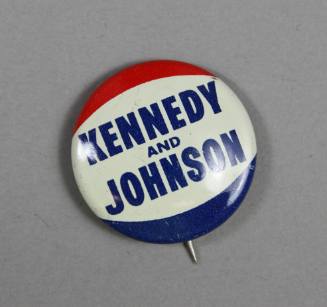 Kennedy and Johnson campaign pin