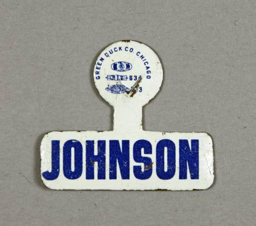 Johnson campaign collar tag