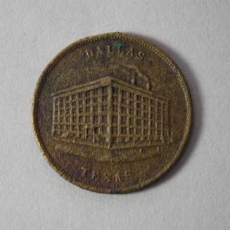 Commemorative coin depicting the Southern Rock Island Plow Company building