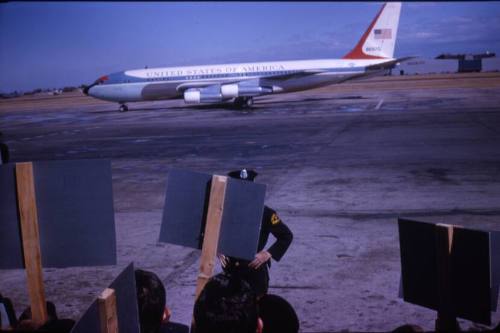 Image of Air Force Two at Love Field airport