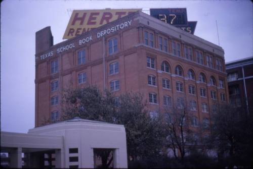 Image of the Texas School Book Depository building